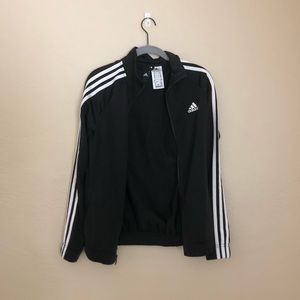 Adidas Black White Track Jacket